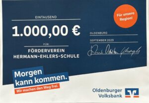 Spende Volksbank Oldenburg